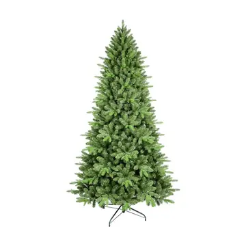 Artificial 6ft Green Christmas Tree With 1168 PE PVC Mixed Branch Tips, Hinged Premium & Foldable Base For Indoor Holiday Decorating