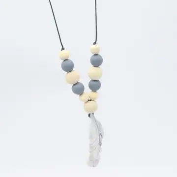 Baby Soothing Teether Protects Safety Baby Teether Necklace