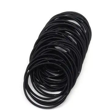 Black Elastic Hair Bands Ponytail Holder Head Rope Ties Hats Hair Styling Kids Girl Accessories Scrunchie