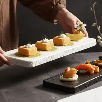Creative Rock Pattern Home Sushi Plate