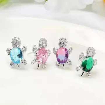 Cute Little Animal Niche Design Earrings Jewelry Stud Earrings