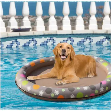 Dog Swimming Pool Inflatable Hammock Pets Pool Floating Bed Spring Summer Swimming Ring