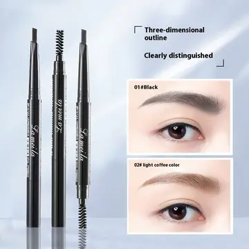 Double-headed Eyebrow Pencil Waterproof Natural Long Lasting