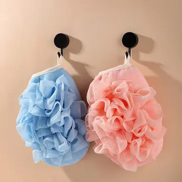 Double-sided Dual-use Two-in-one Mesh Sponge Bath Towel