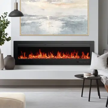 Electric Fireplace Heater With Remote Control