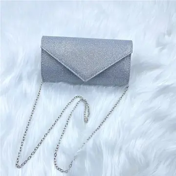 European And American Style Fashion Flash Material Dinner Bag Clutch