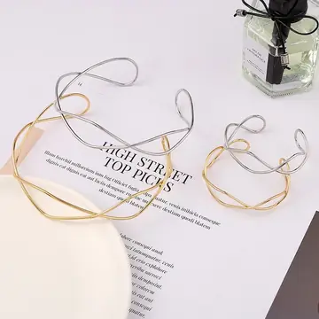 Fashion Personality Retro Metal Collar For Women