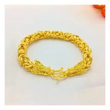 Gold bracelet for men gold plated 24K simulation jewelry bracelet