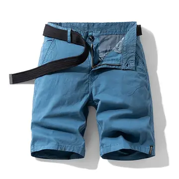 Hong Kong Style Loose Straight Men's Fifth Pants Summer