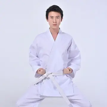 Karate White Suit Taoist Robe Suit