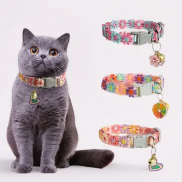 Lace Embroidery Trim Bell Pet Collar