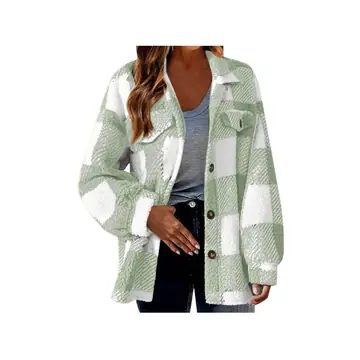 Lamb Fleece Jacket Button Fleece Jacket