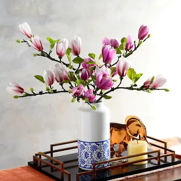 Magnolia Artificial Fake Flower Decoration