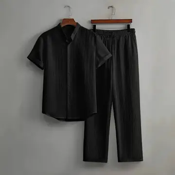 Men's Casual Multi-color Beach Short Sleeve Suit