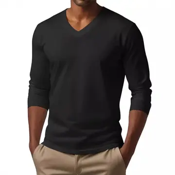 Men's Digital Printing Men's Versatile Long Sleeve