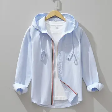 Men's Fashion Handsome Long Sleeve Shirt Shirt Coat