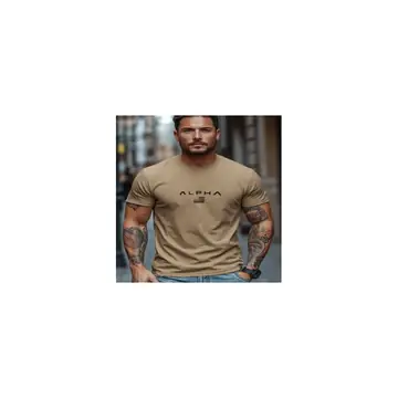Men's Fitness T-shirt Sports Short-sleeved Top