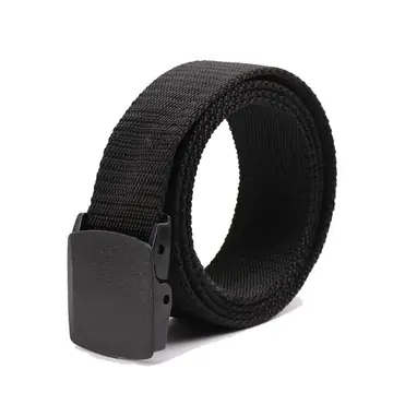 Men's Plastic Buckle Men's And Women's Canvas Belt