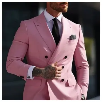 Men's Two-piece Suit Korean Style Slim Fit Business Best Man Casual Suit