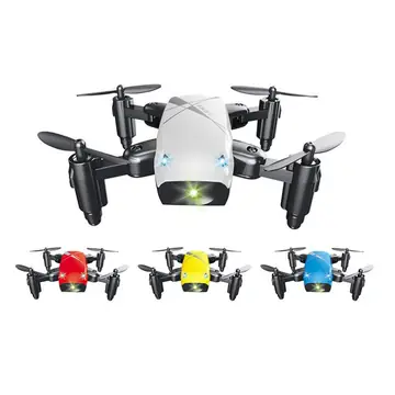 Micro Foldable RC Drone 3D Bearing Steering Wheel Remote Control Quadcopter Toys With Camera WiFi APP Control Helicopter Dron Kids Gift
