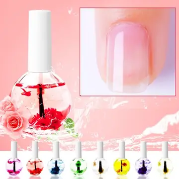 Nail Beauty Dried Flowers Nutrition Nail Treatment Oil Anti-agnail Nail Edge Moisturizing Nail Base Coat Natural Dried Flower Nutrient Solution