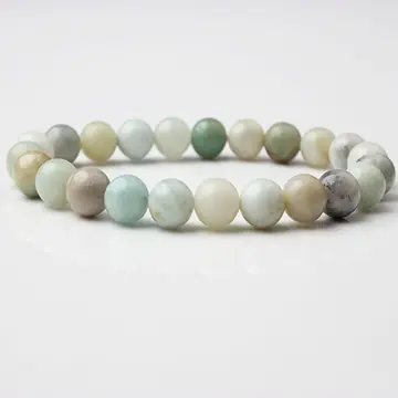 New Men's Bracelet Natural Healing Energy Stretch Bracelet Polished