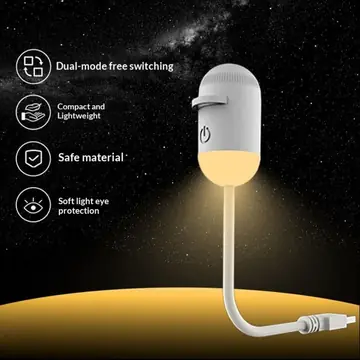 Night Light For The Bedroom Bedside Lamp For Sleep Baby Feeding And Eye Protection With USB Charging