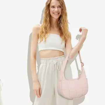 Nylon Large Capacity Female Underarm Bag