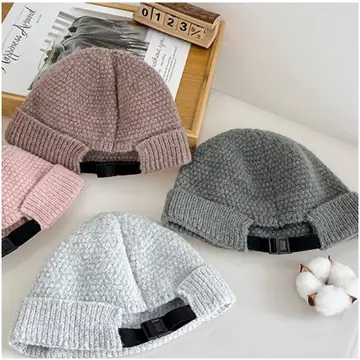 Outdoor Autumn And Winter Warm Hemming Knitted Woolen Cap