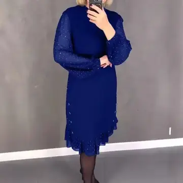 Plus Size Women's Clothing Graceful And Fashionable Comfortable Dress