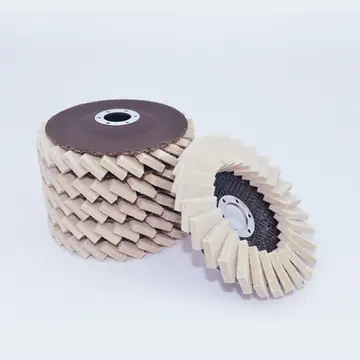 Polishing Wheel Mirror Angle Grinder Net Cover Flat Wool Flap Disc
