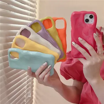 Simple Macaron Candy Colored All Inclusive 3D Phone Case