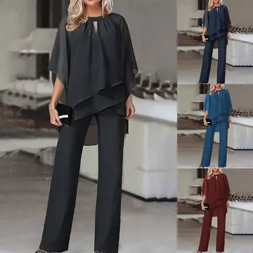 Solid Color Loose One-piece Casual Irregular Suit