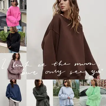 Solid Color Loose Sweater European And American