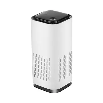 Spring New Arrival Mini Portable Car Air Purifiers With Usb Cable Charging Home Office HEPA Filter Car Air Purifier