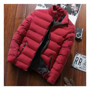 Stand collar cardigan padded jacket