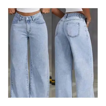Sweet And Spicy Style High Waist Straight Jeans