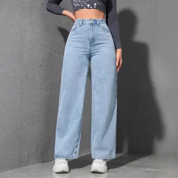 Women's Loose Straight Wide Leg Jeans