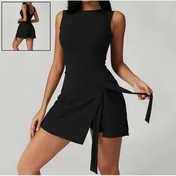 Women Yoga Sexy Sleeveless Sports Romper Yoga Jumpsuits Fitness One Piece Workout Backless Rompers Tank Top Shorts Sportswear