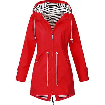 Zipper Women's Jacket 3-in-1 Outdoor Hooded Mountaineering Jacket