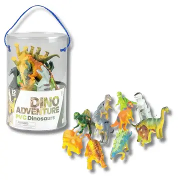 Dinosaur Playful Stocking Stuffer Kids Toy- 12 Pcs