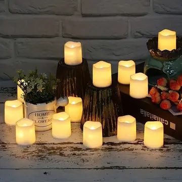 LED Flameless Long Lasting Candles For Decor