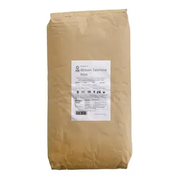 Lotus Foods Organic Long Grain Brown Jasmine Rice 25 lb.