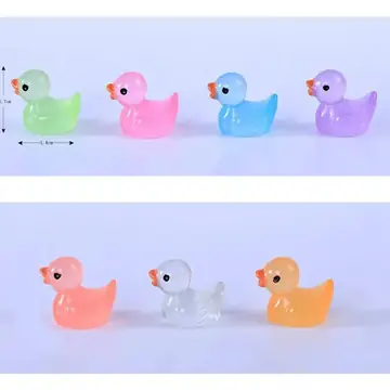 Mini Resin Glow-Up Ducks For Home Decor