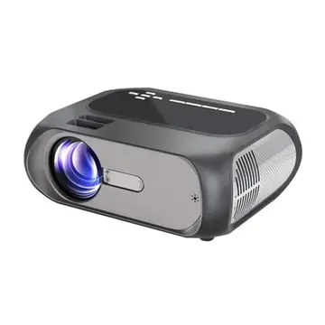 T7 1920x1080p 200 ANSI Portable Home Theater LED HD Digital Projector, US Plug, Black