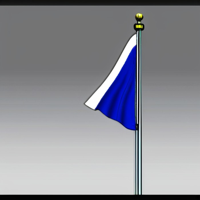 Outdoor Flag Pole Set