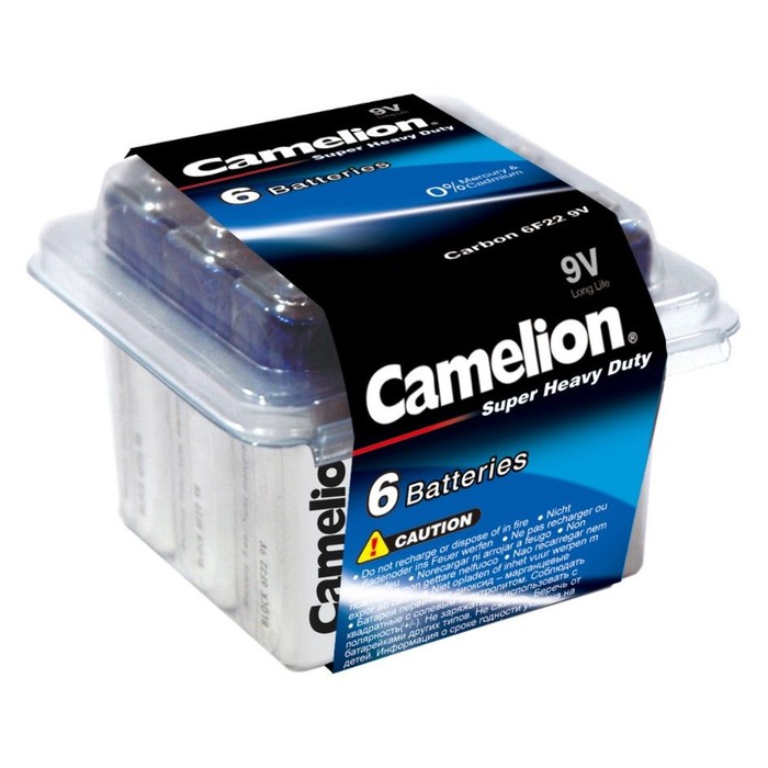 9 Volt Batteries 6 ct