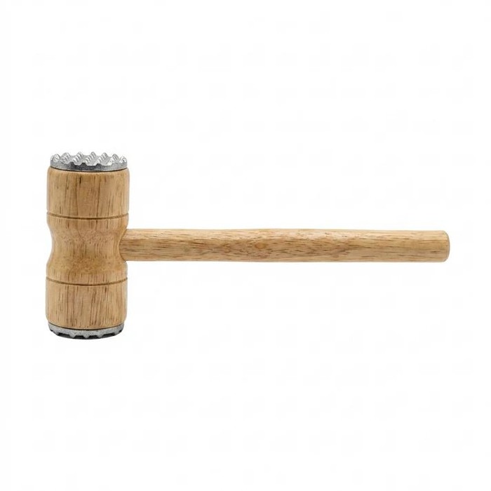 12 Pieces 10" Dual-Sided Wooden Meat Tenderizer - Kitchen Gadgets & Tools