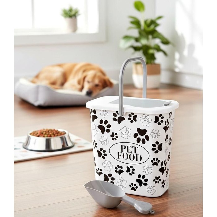 10l Printed Pet Food Storage Container