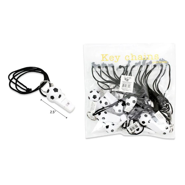 2.5" Soccer Ball Keychian W/light